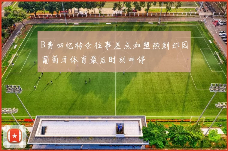 B费回忆转会往事差点加盟热刺却因葡萄牙体育最后时刻叫停